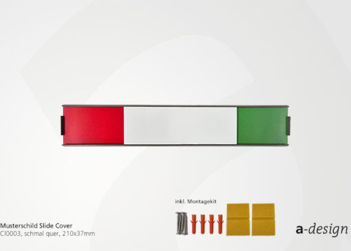 Slide Cover, 210x37mm