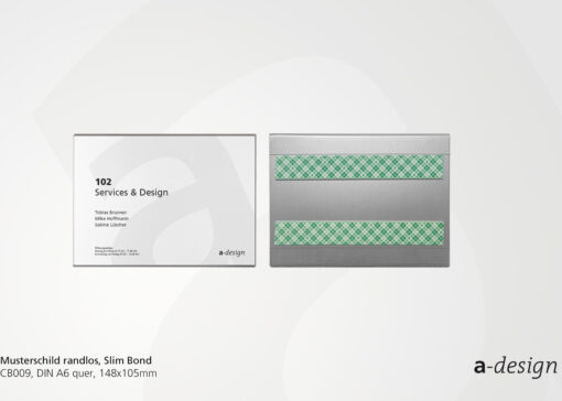 Slim Bond, DIN A6, 148x105mm