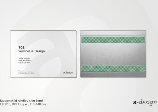 Slim Bond, DIN A5, 210x148mm